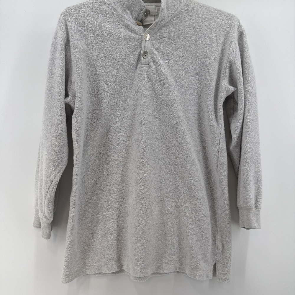 Soft Surroundings Soft Fleece Cuddle Oversized Pullover Sweatshirt S
